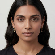 CZ Yard Drop  Earrings