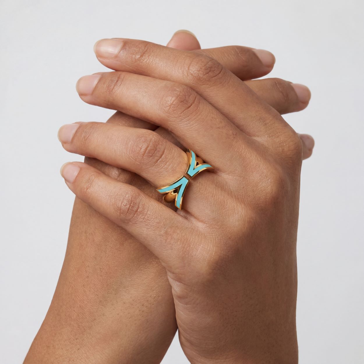 Alokki A1 Turquoise Wire Ring