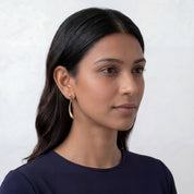 Elongated Tear Drop Earrings
