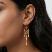 Alokki Boho Dream Triple Triangle Hook Earrings