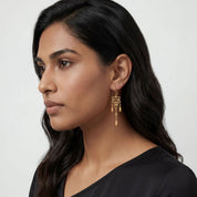 Alokki Boho Dream Triple Triangle Hook Earrings