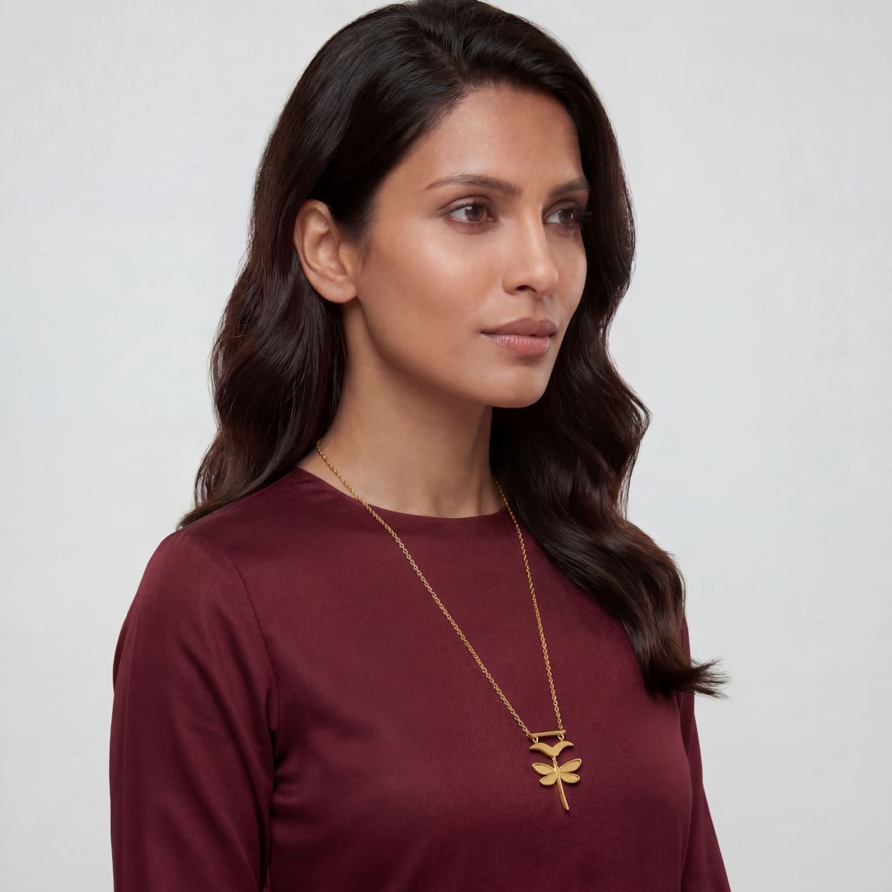 Alokki Boho Dream Perch Dragon Fly Pendant