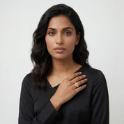 Alokki Boho Dream Narrow Feather Ring