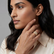 Alokki A1 Wide Pave CZ Ring