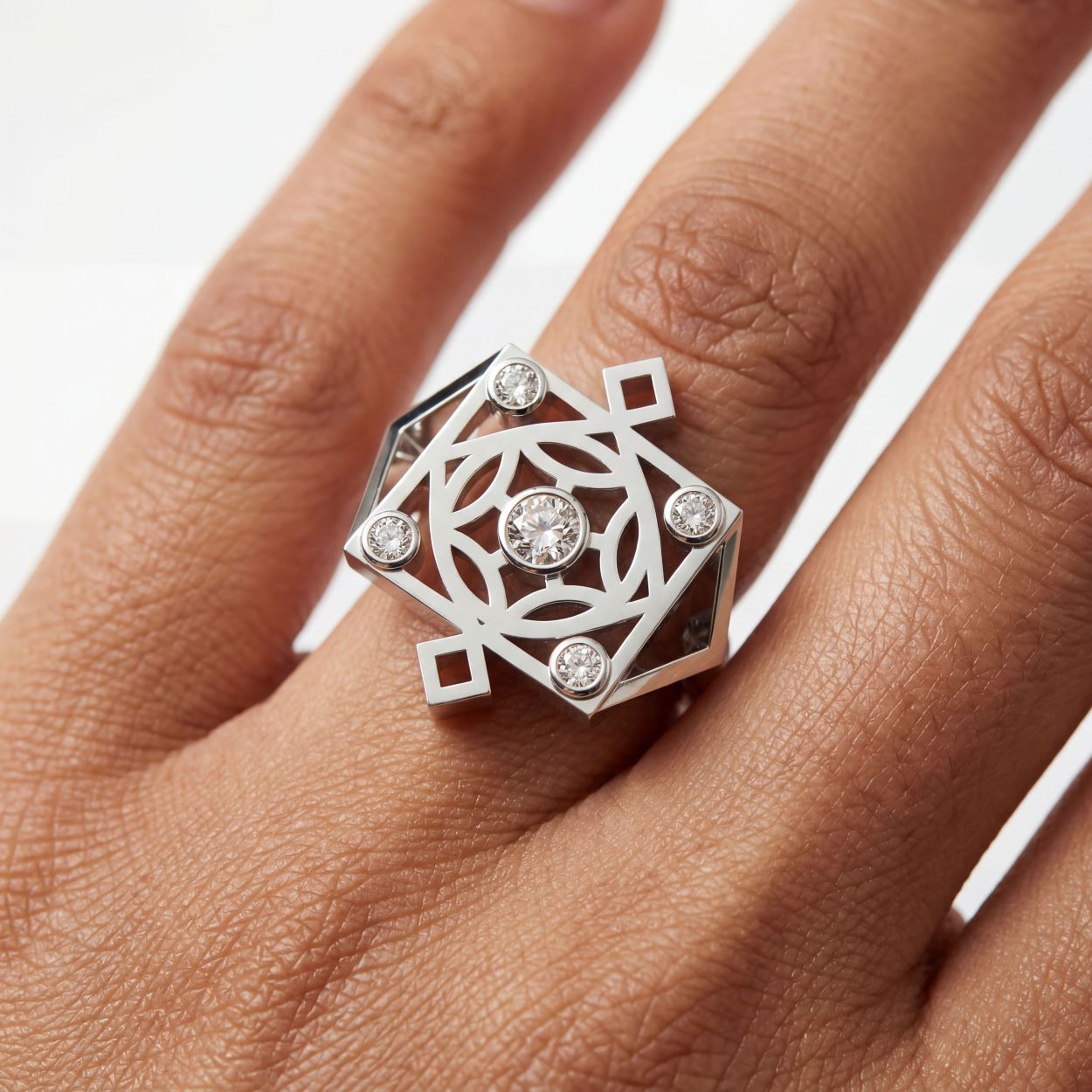 Alokki Boho Dream Geometric Ring