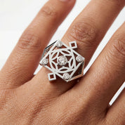 Alokki Boho Dream Geometric Ring