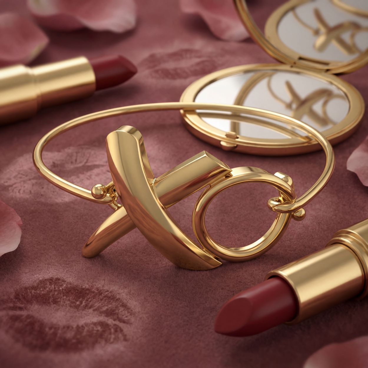 Love & kisses bangle XO bracelet