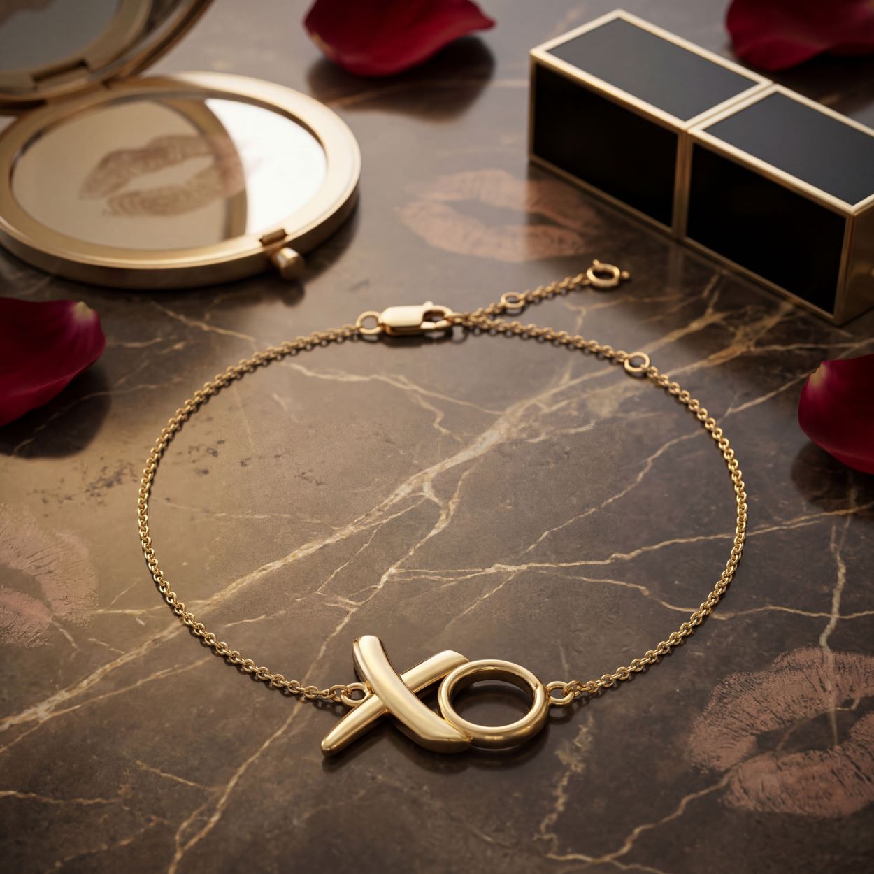 Hugs and kisses XO bracelet
