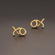 Love & kisses XO earrings