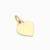 Heart tag Charm