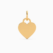 Heart tag Charm
