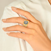 Alokki Boho Dream Evil Eye Ring