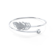 Alokki Boho Dream Feather Open Bracelet