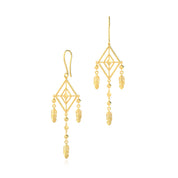 Alokki Boho Dream Triangle Hook earrings