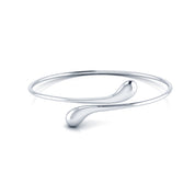 Elongated Tear Drop Bangle