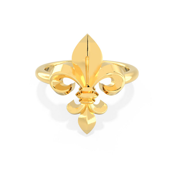 Romantic Floral Fleur De Lis Toering