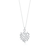 Romantic Floral Olive Leaf Pendant