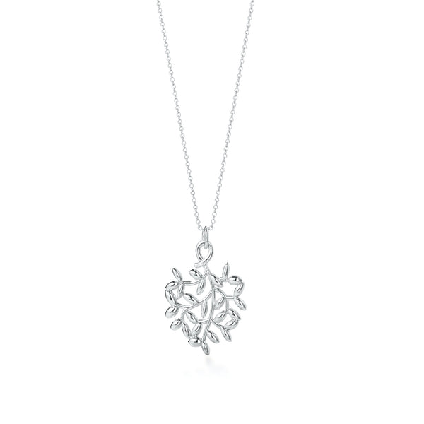 Romantic Floral Neem Leaf Pendant