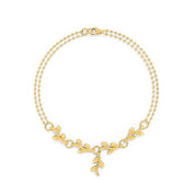 Romantic Floral Olive leaf vine anklets