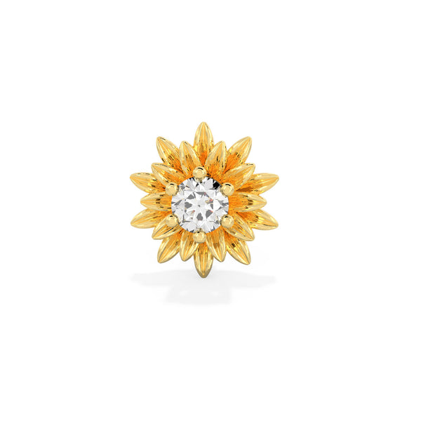 Romantic Floral Sunflower Nosepin