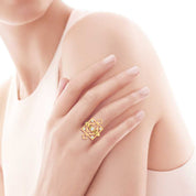 Alokki Boho Dream Geometric Ring