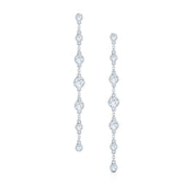 CZ Yard Dangler Earrings