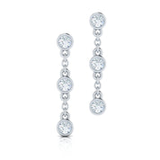 CZ Yard Drop Earrings
