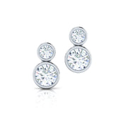 CZ Yard Stud  Earrings